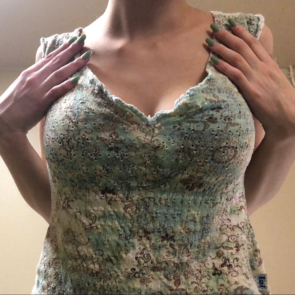 Y2K PATTERNED TOP - Picture 2 of 4